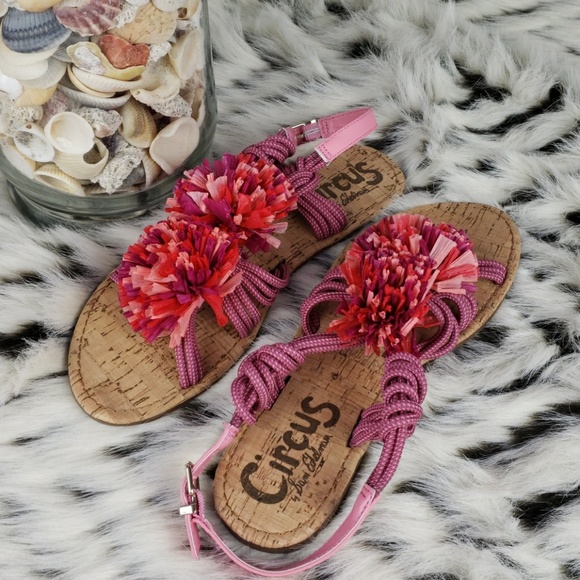 Sam Edelman Shoes - Sam Edelman Circus Sz 8 Pink Open Toe Sandals